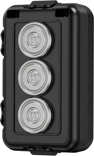 Caja magnética para llaves oculta, almacenamiento magnético para llaves debajo del automóvil, caja de llaves oculta impermeable para exteriores,