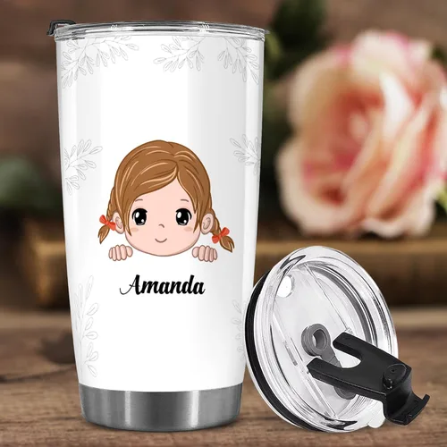 Miniatura 3 de WHIDOBE Vaso de jubilado personalizado (1 niño) personalizado jubilado bajo nueva administración, mira a los nietos para obtener detalles, vaso