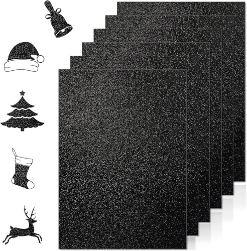 Miniatura 13 de 50 hojas de cartulina negra de 8.5x11", papel de construcción de 250 g/m²/92 lb, papel de impresora premium para proyectos de bricolaje, suministros