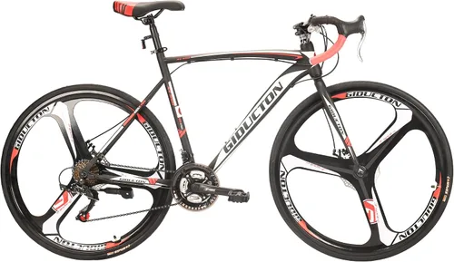 EUROBIKE Bicicleta de carretera para hombre, YH-XC550 bicicleta de carretera para hombres, bicicleta de marco de 21.3 in, ruedas 700C, bicicletas