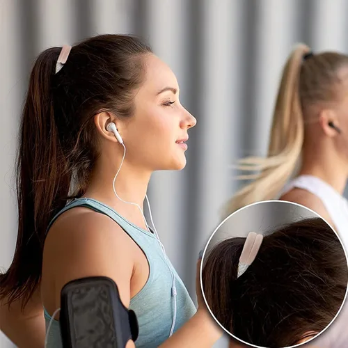 Miniatura 5 de SYGY Liga para el Cabello, 100 Piezas Ligas para el Cabello para Cabello Grueso y Fino, Bandas de Algodón sin Costuras, Sin Daño para Mujeres
