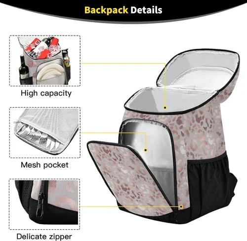 Miniatura 3 de Cooler Backpack Insulated Waterproof Leak Proof Beach Cooler Bag Lightweight Lunch Picnic Camping Backpack Cooler for Men and Women