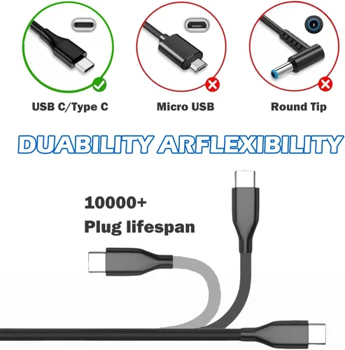 Miniatura 2 de Reemplazo del cargador para laptop de 65 W para HP