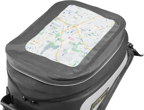 Miniatura 2 de Nelson-Rigg Bolsa de tanque impermeable Hurricane Adventure, se adapta a la mayoría de motos de aventura Honda, Yamaha Kawasaki, color negro