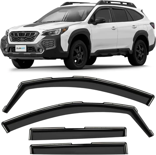 Miniatura 10 de CLIM ART - Deflectores de lluvia increíblemente duraderos en canal para Ford Bronco Sport 2021-2026, deflectores de ventana originales, viseras