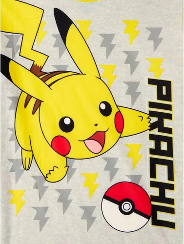 Miniatura 2 de Pokemon Pikachu - Conjunto de pijama de 2 piezas para niños