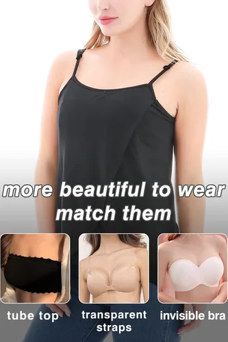 Miniatura 2 de PARNIXS Camisetas sin mangas para lactancia materna para mujer (paquete de 3) versión actualizada 2022