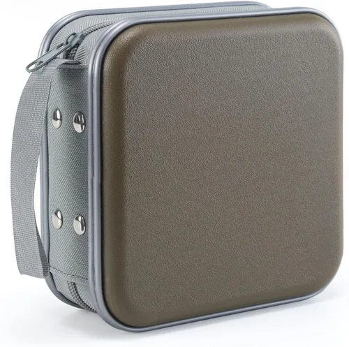 Miniatura 12 de LIOVODE Funda para DVD, estuche portátil para CD de 48 capacidades, almacenamiento de CD de plástico duro, organizador de cartera de DVD para Negro