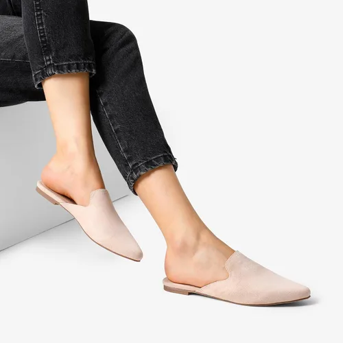 Miniatura 7 de DREAM PAIRS Mocasines planos sin espalda con punta puntiaguda para mujer