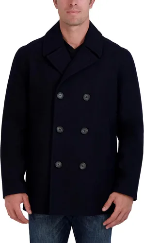 Miniatura 19 de Nautica Men's Wool Blend Peacoat – Double-Breasted Winter Coat, Regular, Big & Tall Sizes