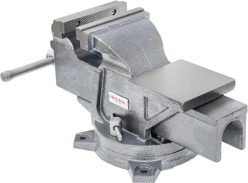 Miniatura 40 de KAKA INDUSTRIAL Prensas de banco de 3 pulgadas de ancho de mandíbula, apertura de mandíbula de 3.5 pulgadas, Base giratoria resistente