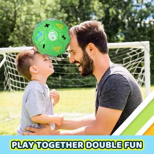 Miniatura 6 de Mini pelotas de fútbol para niños pequeños de 6 a 12 meses, 6 pulgadas, pelotas deportivas para interiores y exteriores, letras educativas, regalo