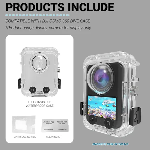 Miniatura 7 de Funda impermeable para DJI Osmo 360 (funda de buceo Osmo 360 - Base magnética)