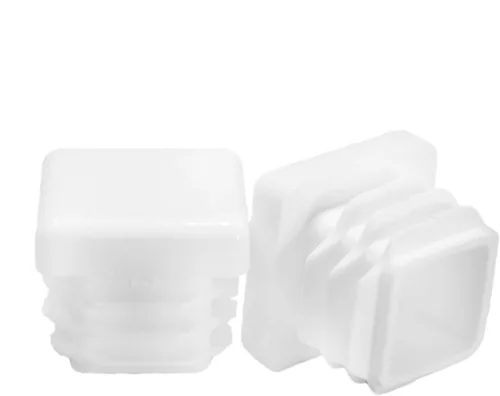 Miniatura 11 de Prescott Plastics Inserto cuadrado de plástico de 1 pulgada (paquete de 4), tapa de extremo blanco para tubos de metal, valla, inserto deslizante