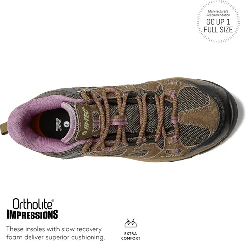 Miniatura 4 de HI-TEC Apex Lite Mid WP Botas de senderismo impermeables para mujer, ligeras, para exteriores y senderos
