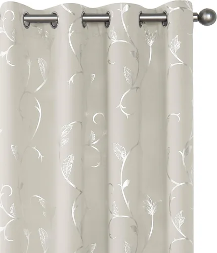 Miniatura 68 de BUHUA Cortinas Opacas de 63 Pulgadas de Largo, 2 Paneles con Aislamiento Térmico, Tratamiento de Ventana para Dormitorio, Cortinas Oscurecedoras