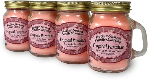 Miniatura 14 de Our Own Candle Company - Mini vela perfumada en tarro con eliminador de humo, 3.5 onzas (paquete de 4)