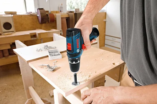 Miniatura 6 de Bosch CLPK22 – 120 - Kit combo de 2 herramientas (taladro/ desarmador y armador de impacto) con 2 baterías de iones de litio 12 -V, cargador