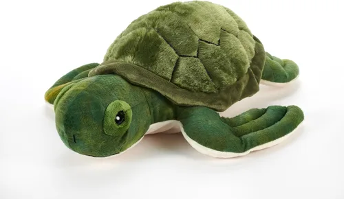 Miniatura 8 de The Petting Zoo Conservation - Peluche de tortuga marina, regalos para niños, animales del océano, juguete de peluche de tortuga marina de 18