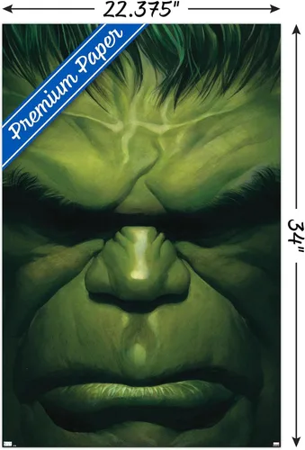 Miniatura 3 de Marvel Comics Hulk - Póster de pared de The Immortal Hulk #18, 34 pulgadas de largo x 22.4 pulgadas de ancho, paquete de póster y montaje prémium