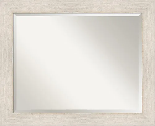 Miniatura 57 de Amanti Art Espejo de pared, espejo de marco de madera blanca lavada para decoración de pared o uso como espejo de baño para sobre el fregadero
