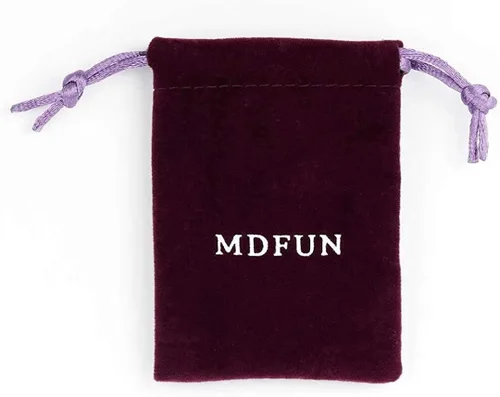 Miniatura 6 de MDFUN - anillo de compromiso para mujer con circonia cúbica chapado en oro blanco de 18 quilates