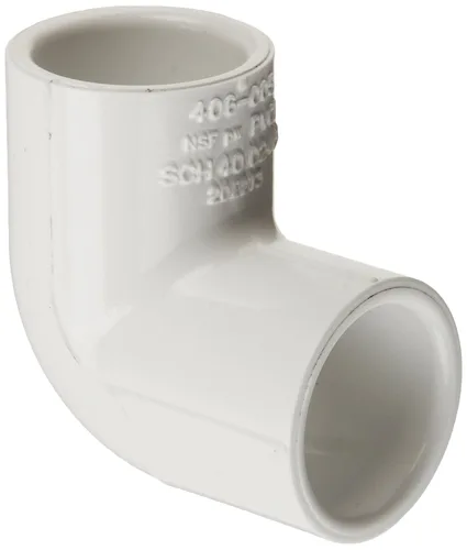 Miniatura 2 de Spears acople para tubería de PVC, codo de 90 grados, cédula 40, blanco., Blanco, 1