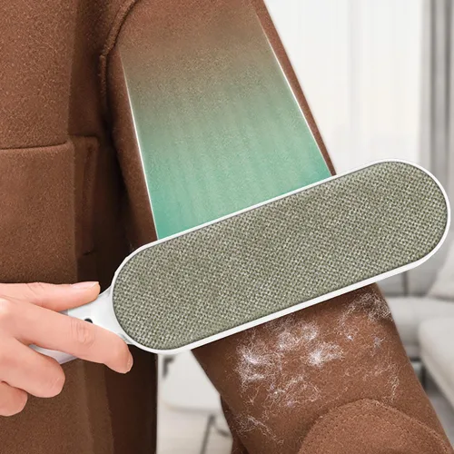 Miniatura 4 de 2 cepillos de pelusa para ropa, removedor de pelo de perros y gatos para ropa sucia, removedor de pelusa autolimpiante para cama, sofá, abrigo