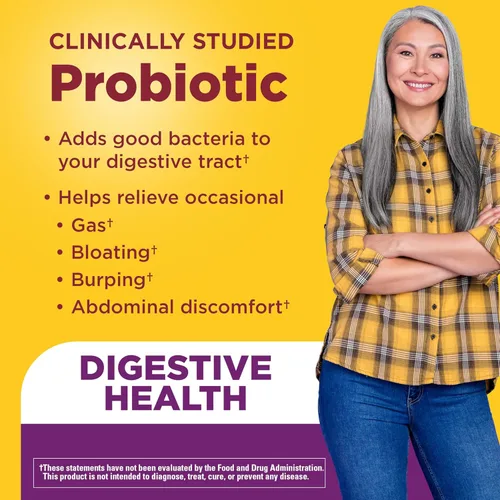 Miniatura 3 de Nature Made - Gomitas de fibra probióticas + prebióticas para la salud intestinal diaria, suplemento de soporte digestivo con probióticos y fibra