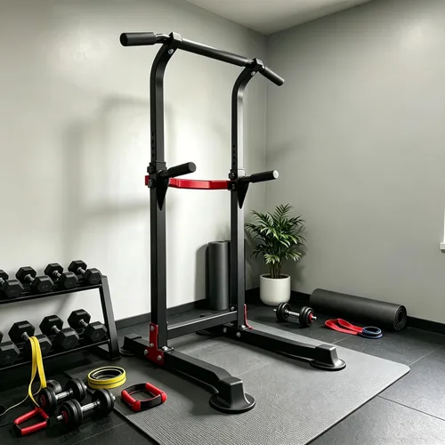 Miniatura 4 de Pull Up Bar, Multifunction Power Tower Dip Bar Station Home Gym Strength Training Workout Equipment for Pull-up Push-up Dips