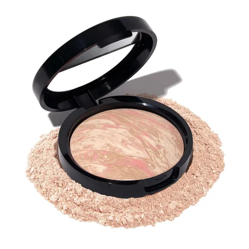 LAURA GELLER NEW YORK - Polvo corrector de color galardonado Baked Balance-n-Brighten - Porcelana - Cobertura ligera a media - Acabado natural