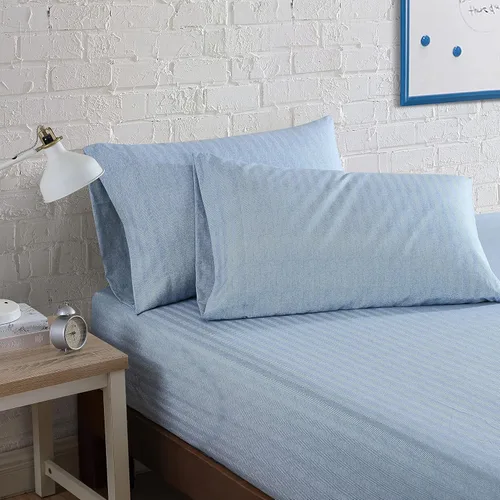 Miniatura 2 de Nautica Juego de sábanas para cama individual/individual XL, ropa de cama suave con sábana bajera y funda de almohada, juego de cama ligero