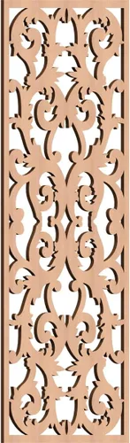 Miniatura 134 de Meadville Paneles decorativos de pared de madera con calado, 9 3/8 pulgadas de ancho x 24 3/8 pulgadas de alto x 1/4 de alto, aliso