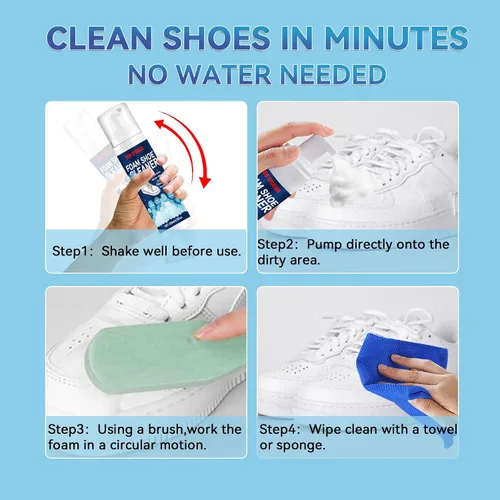 Miniatura 6 de Suede Shoe Cleaner Kit– Effectively Removes Dirt & Water Marks,Nubuck Cleaner,Cleans & Restores Shoes-6.76 Oz