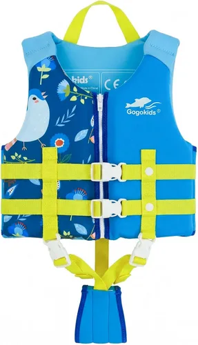 Gogokids Chaleco de natación para niños pequeños, chaleco de natación de alta calidad para niños de 30-40-50-60-70-80 libras, flotadores para niños