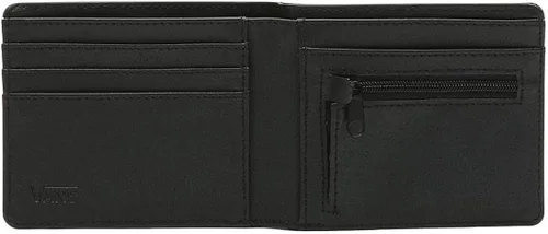 Miniatura 2 de VansLogo Billetera Bi-Fold para hombre piel 4 ranuras para tarjetas color negro