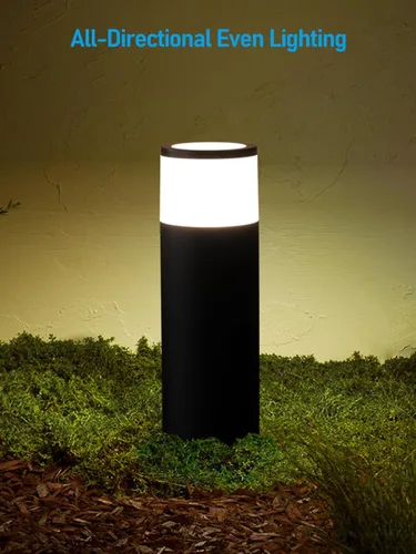 Miniatura 3 de LEONLITE Paquete de 8 luces de camino de bajo voltaje, luz LED de 4.5 W, bolardo de paisaje de 12 V, carcasa de aluminio, resistente al agua IP65, 5