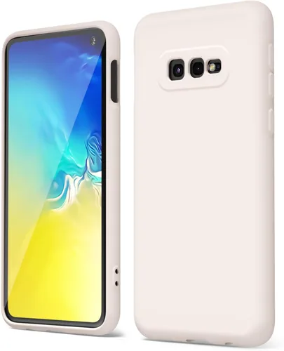 Miniatura 482 de oakxco Funda para teléfono Samsung Galaxy S22 de silicona líquida, color sólido brillante fluorescente, bonita funda protectora delgada de goma
