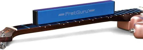 FretGuru Haz de Lijado Nivelador de Trastes – (10" ~ 250mm) Archivo nivelador profesional para luthier de guitarra incluye papel de lija de 100,