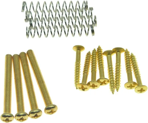 Miniatura 8 de KAISH Tornillos de altura para pastilla Humbucker americana, anillo de pastilla, tornillos de montaje para marco de contorno, muelles para pastillas