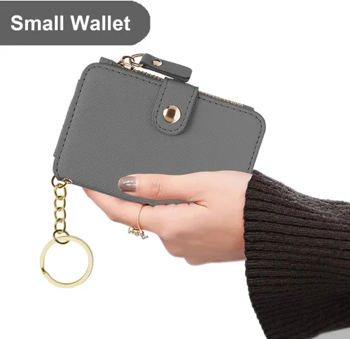 Miniatura 5 de M-Plateau Estuches para tarjetas, fundas de cuero para tarjetas e identificación, tarjetero para tarjetas de crédito, cartera pequeña para tarjetas