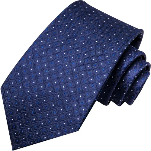 Miniatura 111 de Hi-Tie Corbata clásica de cachemira para hombre con pañuelo y gemelos a cuadros