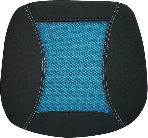 C.P.R. Cojín ortopédico de gel y espuma viscoelástica para asiento de silla de oficina, cojín de gel automotriz (Y11076 (14.5 x 16 x 2.5 pulgadas)