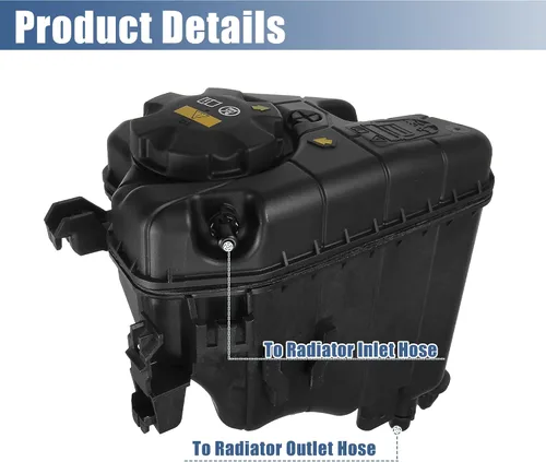 Miniatura 5 de X AUTOHAUX Tanque de depósito de radiador de refrigerante 17138610656 Botella de expansión de desbordamiento de refrigerante con tapa y sensor