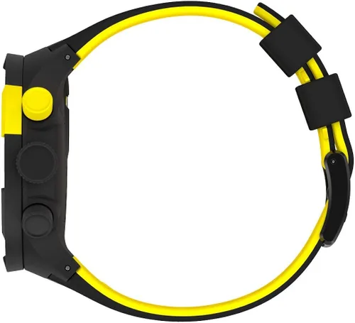 Miniatura 6 de Swatch Correa de silicona de cuarzo, negro, reloj casual 20 (modelo SB02B403), amarillo, Negro