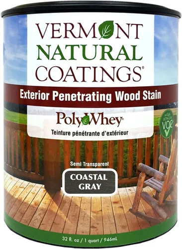 Miniatura 15 de Vermont Natural Coatings PolyWhey - Tinte penetrante exterior - marrón bellota - cuarto de galón marrón (Acorn Brown)