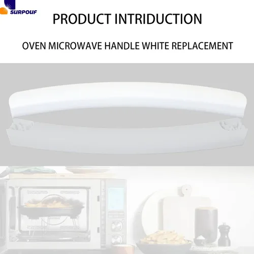 Miniatura 2 de WB15X10276 Horno Microondas Manija De Puerta De Reemplazo Negro Se Ajuste Para GE Kenmore