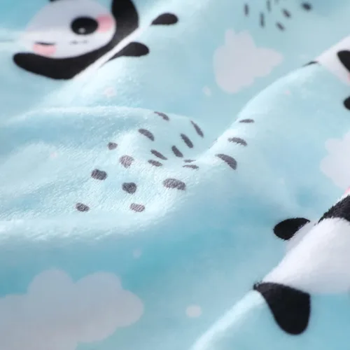 Miniatura 7 de Manta de panda súper suave y acogedora Mantas ligeras azules con diseño de pandas Accesorios de pandabear regalos para niñas, adolescentes y mujeres