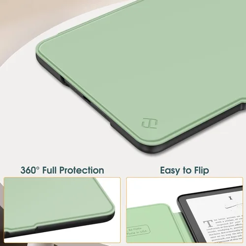 Miniatura 8 de Fintie Funda para Kindle Paperwhite de 7" (12ª generación, 2024) y Kindle Colorsoft - Funda protectora de piel sintética delgada y ligera
