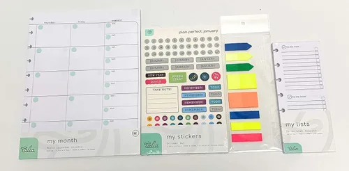 Miniatura 34 de Talia - Repuestos para cuaderno de espiral (páginas punteadas, Junior (5.5 x 8.5 pulgadas))